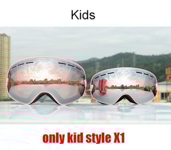 JSJM Nauji Slidinėjimo akiniai suaugusiems Vaikams Lauko Neperpučiami Nuo rasojimo Dvisluoksniai Dideli Slidinėjimo Akiniai Žieminiai Snieglentės Akiniai Unisex
