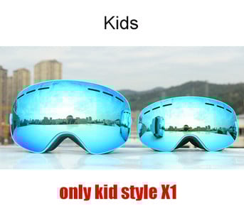 JSJM Nauji Slidinėjimo akiniai suaugusiems Vaikams Lauko Neperpučiami Nuo rasojimo Dvisluoksniai Dideli Slidinėjimo Akiniai Žieminiai Snieglentės Akiniai Unisex