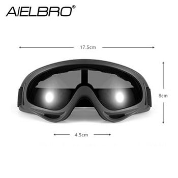 AIELBRO Ски маска Зимни външни ветроустойчиви ски очила Спортни очила за моторни шейни Ски UV400 очила Зимни очила за моторни шейни