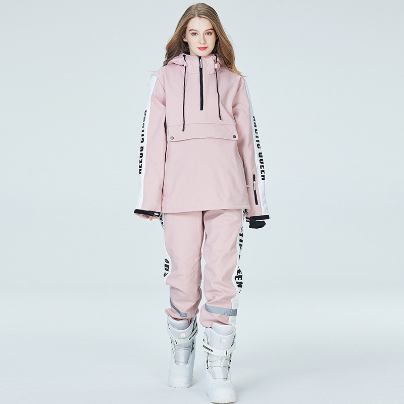 2022 m. žiema Naujas slidinėjimo rinkinys Megztiniai Moteriški Vyriški Šilti Kombinezonai Lauko Snieglenčių Striukės Sniego kelnės Slidinėjimo kostiumai Neperšlampami Neperšlampami