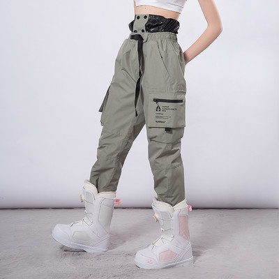 Šviesą atspindinčios slidinėjimo kelnės vyrams ir moterims žiemos snieglenčių alpinizmo stovyklavietėje storėjančios šiltos, atsparios vėjui ir vandeniui atsparios sniego slidinėjimo kelnės