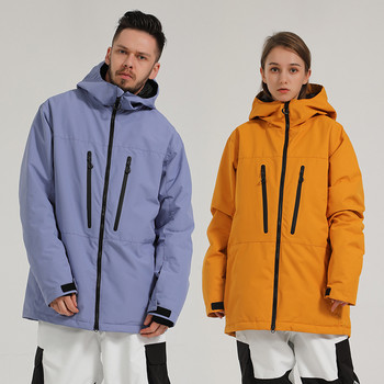 Χειμερινά νέα κορυφαία μπουφάν για σκι Γυναικεία σπορ για υπαίθρια σπορ Mountain Snowboard Μπουφάν Ανδρικά κοστούμια σκι Αντιανεμικό αδιάβροχο παλτό
