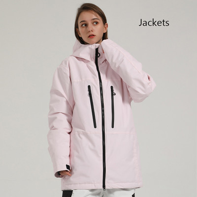 Žiemos naujos aukščiausios slidinėjimo striukės Moteriškos lauko sportinės kalnų snieglenčių striukės Vyriškos slidinėjimo kostiumai nuo vėjo nepralaidūs vandeniui drabužių paltas