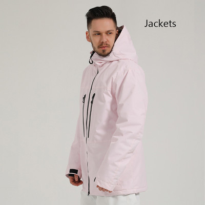 Žiemos naujos aukščiausios slidinėjimo striukės Moteriškos lauko sportinės kalnų snieglenčių striukės Vyriškos slidinėjimo kostiumai nuo vėjo nepralaidūs vandeniui drabužių paltas