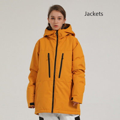 Žiemos naujos aukščiausios slidinėjimo striukės Moteriškos lauko sportinės kalnų snieglenčių striukės Vyriškos slidinėjimo kostiumai nuo vėjo nepralaidūs vandeniui drabužių paltas