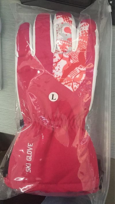 Vyrai Moteriškos slidinėjimo pirštinės Ultralengvos vandeniui atsparios žieminės pirštinės Šiltos snieglenčių pirštinės