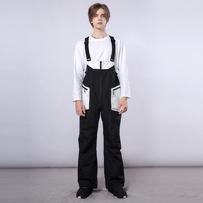 Šviesą atspindinčios slidinėjimo kelnės vyrams ir moterims žiemos snieglenčių alpinizmo stovyklavietėje storėjančios šiltos, atsparios vėjui ir vandeniui atsparios sniego slidinėjimo kelnės