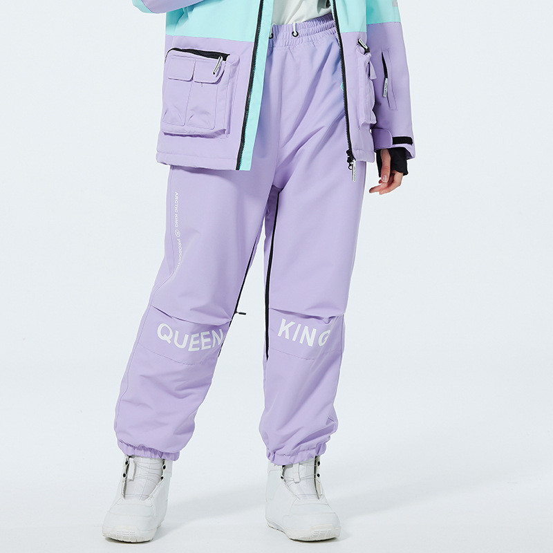 Ženske muške hlače za snowboard 2022 Zimske tople vodootporne prozračne skijaške hlače otporne na vjetar Muške ženske modne hlače za snijeg
