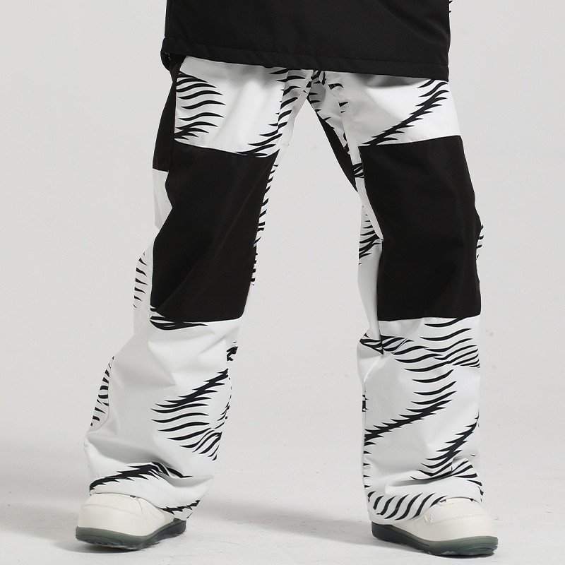 Moteriškos slidinėjimo kelnės Vyriškos snieglenčių kelnės, atsparios vėjui, vandeniui atsparios žiemos apranga Unisex šiltas, skirtas lauko sportinei aprangai Slidinėjimas kalnuose