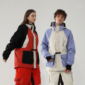 2022 Νέο γυναικείο μπουφάν σκι Ανδρικά αθλήματα εξωτερικού χώρου σνόουμπορντ μπουφάν για σκι Παχύ ζεστά χειμωνιάτικα ρούχα Χαλαρά αντιανεμικά αδιάβροχα