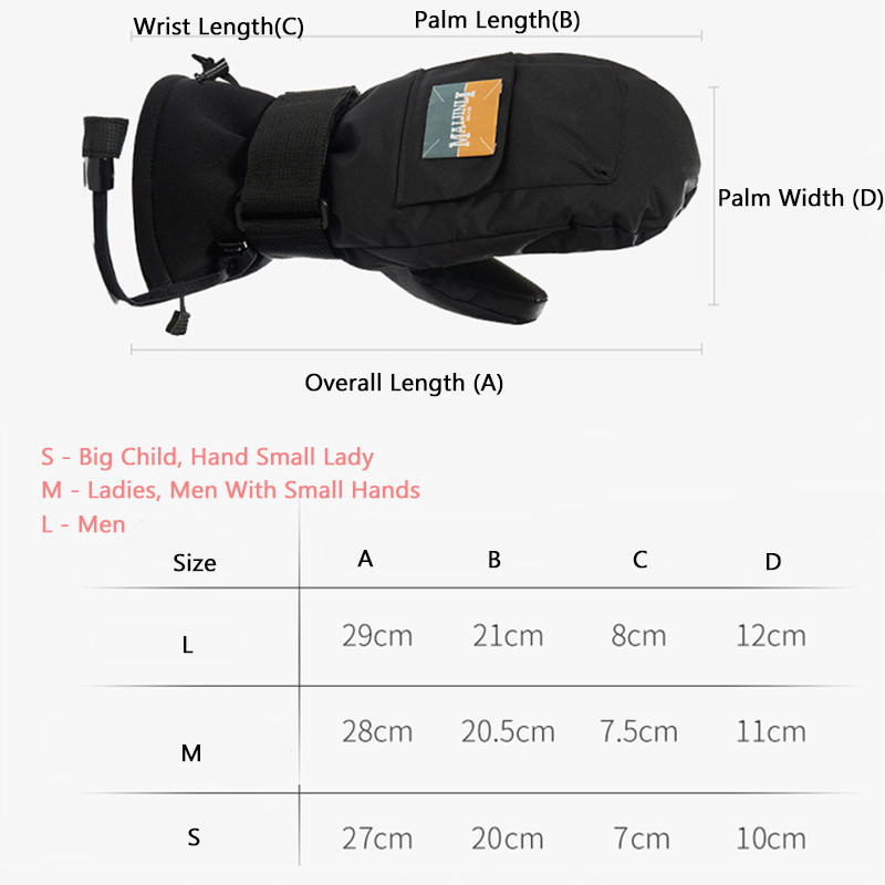 2022 m. Naujos žieminės moteriškos slidinėjimo pirštinės storos šiltos vyriškos lauko sporto šakos kalnų dviračių sportas snieglenčių slidėmis, pirštinės, atsparios vėjui, vandeniui