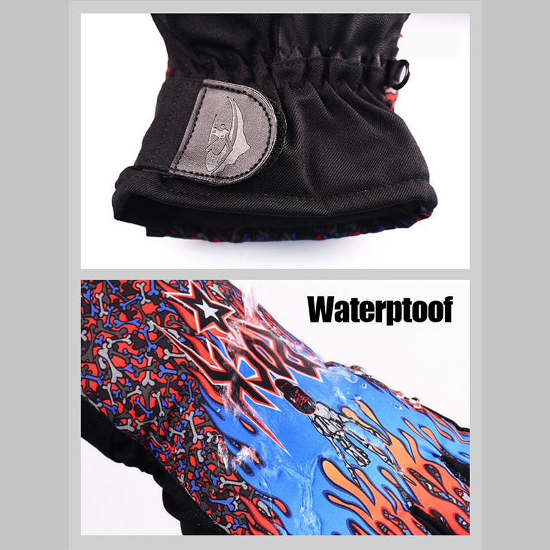 Šiltos slidinėjimo pirštinės Vyrams Snieglentės Sniego motociklo Važiavimas Žiemos Moteriškos Pirštinės Lauke Neperšlampamos Neperšlampamos Sniego slidinėjimo pirštinės