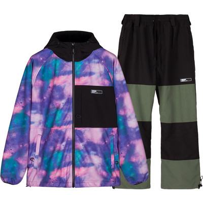 Slidinėjimo kostiumas vyrams, moteriškas, žieminis, šiltas, kvėpuojantis, vėjui nepralaidus, vandeniui atsparus slidinėjimo striukė, kelnės, snieglenčių kostiumas, nauja slidinėjimo įranga