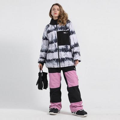 Slidinėjimo kostiumas vyrams, moteriškas, žieminis, šiltas, kvėpuojantis, vėjui nepralaidus, vandeniui atsparus slidinėjimo striukė, kelnės, snieglenčių kostiumas, nauja slidinėjimo įranga