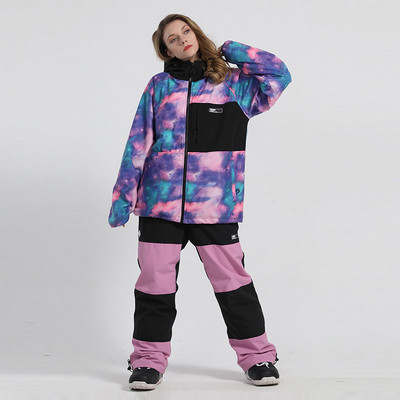 Slidinėjimo kostiumas vyrams, moteriškas, žieminis, šiltas, kvėpuojantis, vėjui nepralaidus, vandeniui atsparus slidinėjimo striukė, kelnės, snieglenčių kostiumas, nauja slidinėjimo įranga