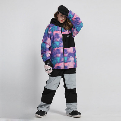 Slidinėjimo kostiumas vyrams, moteriškas, žieminis, šiltas, kvėpuojantis, vėjui nepralaidus, vandeniui atsparus slidinėjimo striukė, kelnės, snieglenčių kostiumas, nauja slidinėjimo įranga