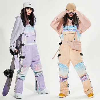 Ανδρικές φόρμες για σκι χειμερινά αθλήματα 2022 Γυναικεία φόρμα για χιόνι αδιάβροχη γυναικεία παντελόνια σκι Αντρικό παντελόνι πεζοπορίας
