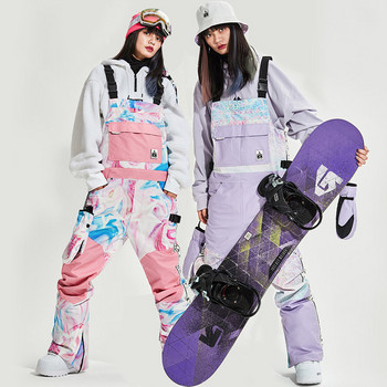 Ανδρικές φόρμες για σκι χειμερινά αθλήματα 2022 Γυναικεία φόρμα για χιόνι αδιάβροχη γυναικεία παντελόνια σκι Αντρικό παντελόνι πεζοπορίας