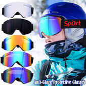 Skijaške naočale i naočale otporne na pijesak za muškarce i žene Planinarske naočale za snijeg Motocikl Hx04 Cilindar Dječja odjeća za motocikliste