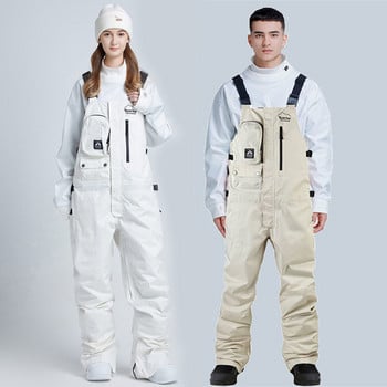 2022 Snow Jumpsuit Ανδρικά παντελόνια σκι Γυναικεία αθλήματα εξωτερικού χώρου Αδιάβροχο ανδρικό παντελόνι ορεινού σκι Γυναικείες φόρμες Snowboard Ρούχα