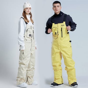 2022 Snow Jumpsuit Ανδρικά παντελόνια σκι Γυναικεία αθλήματα εξωτερικού χώρου Αδιάβροχο ανδρικό παντελόνι ορεινού σκι Γυναικείες φόρμες Snowboard Ρούχα