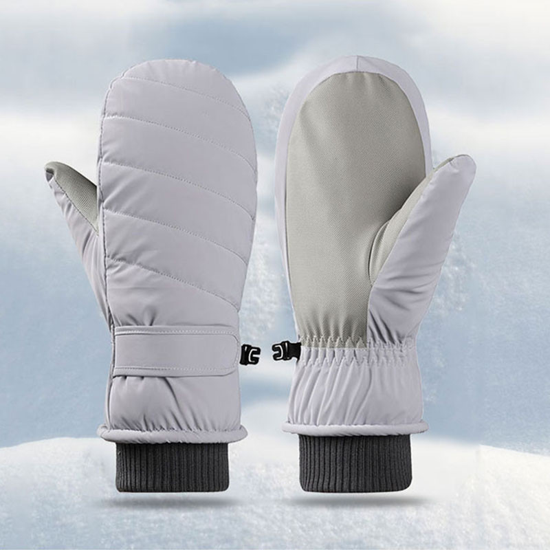 Žieminės slidinėjimo pirštinės, atsparios vėjui, šalčiui, sutirštintas aksomas, moteriškas sportinis dviratis, dviratis, slidinėjimas, žygis pėsčiomis, pirštinės, pirštinės šalčiui