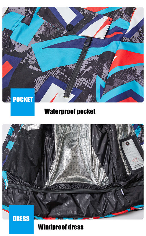 Snieglenčių kostiumas vyrams žieminis lauko vėjui atsparus vandeniui terminis vyriškas sniego kelnių komplektas kombinezonas Slidinėjimas snieglenčių slidžių rinkinys berniukams