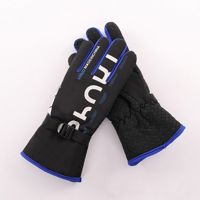 Vyrai, moterys, žieminės slidinėjimo pirštinės, vandeniui atsparios itin lengvos snieglenčių pirštinės Motociklo važiavimas sniegu išlaikyti šilumą nuo vėjo nepraleidžiančios pirštinės