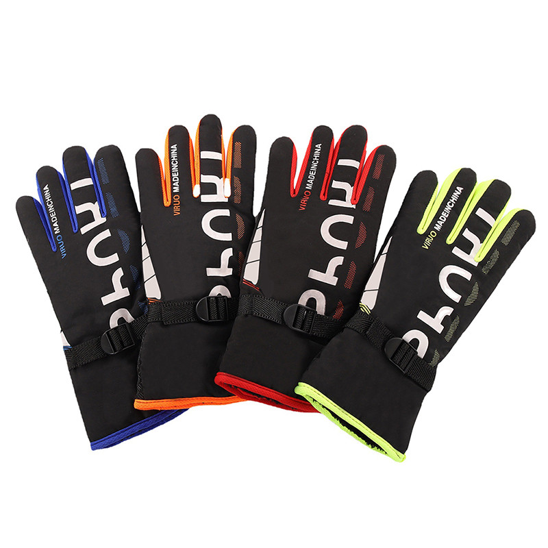 Vyrai, moterys, žieminės slidinėjimo pirštinės, vandeniui atsparios itin lengvos snieglenčių pirštinės Motociklo važiavimas sniegu išlaikyti šilumą nuo vėjo nepraleidžiančios pirštinės