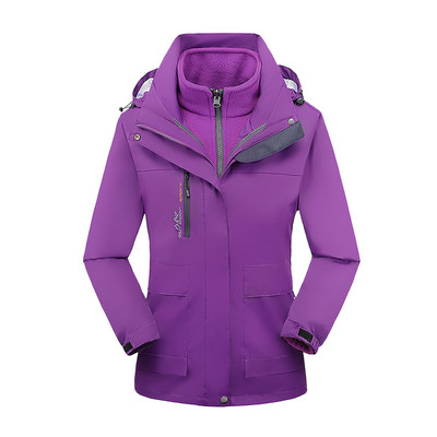 Slidinėjimo kostiumas, moteriškas žieminis vilnonis slidinėjimo striukė ir kelnės Šilta, vandeniui atspari snieglenčių striukė, moteriška lauko žygių žygiams sniego kostiumai