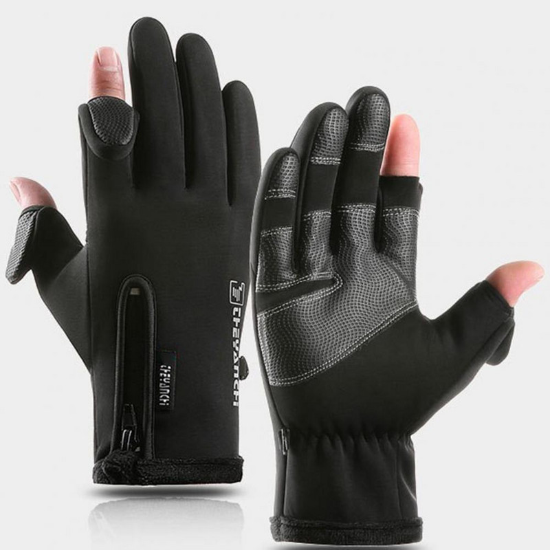 1 pora naudingų žieminių pirštinių trijų pavarų antifrizo, įkraunamos unisex reguliuojamos temperatūros USB šildomos pirštinės