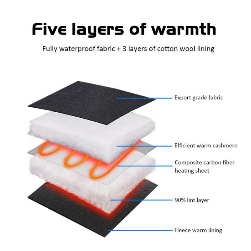 Moto jutiklinis ekranas motociklų lenktynėms jojimo pirštinės žieminės motociklo pirštinės žieminės terminės vilnos pamušalas vandeniui atsparus šildomas guantes