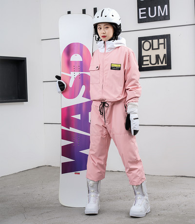 Goexplore vyrų ir moterų slidinėjimo kostiumas vientisas kombinezonas žiemos lauko vandeniui atsparus snieglenčių kostiumas