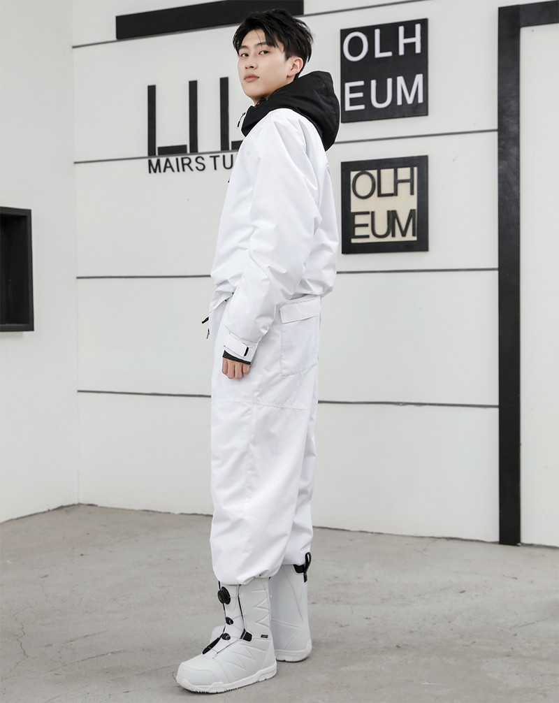 Goexplore vyrų ir moterų slidinėjimo kostiumas vientisas kombinezonas žiemos lauko vandeniui atsparus snieglenčių kostiumas