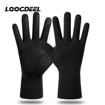 LOOGDEEL Žiemos suaugusiems slidinėjimo pirštinės Šiltas jutiklinis ekranas pirštinės pirštinės vandeniui atsparios vėjui neslystančios lauko slidinėjimo pirštinės