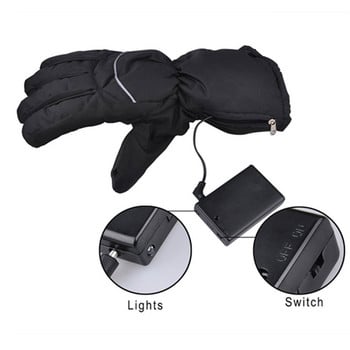 Winter Warmer Electric Heating Gloves Hand Cycling Snowboard Gloves Θερμική επαναφορτιζόμενη μπαταρία θέρμανση γάντια σκι 2022