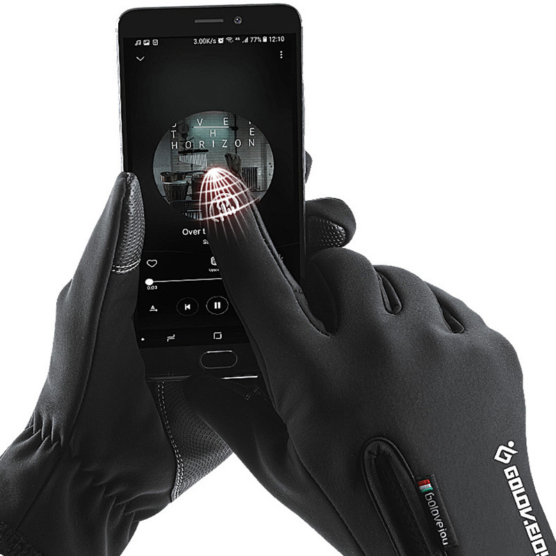 Slidinėjimo pirštinės Vyriškos vilnos snieglenčių pirštinės Sniego motociklo važinėjimas Žieminės pirštinės Neperšlampamos vandeniui atsparios sportinės pirštinės