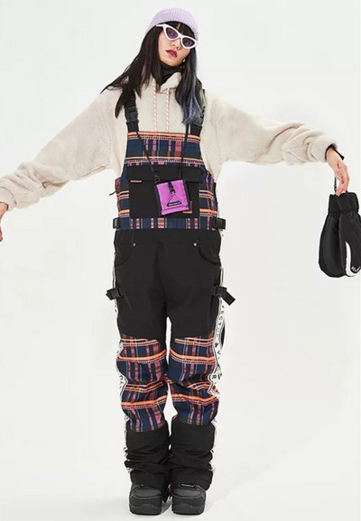 Costum de schi stil nou 2021, costum de schi pentru femei, rezistent la vânt și la apă, pantaloni de schi în aer liber, pantaloni de schi dintr-o singură bucată pentru bărbați.