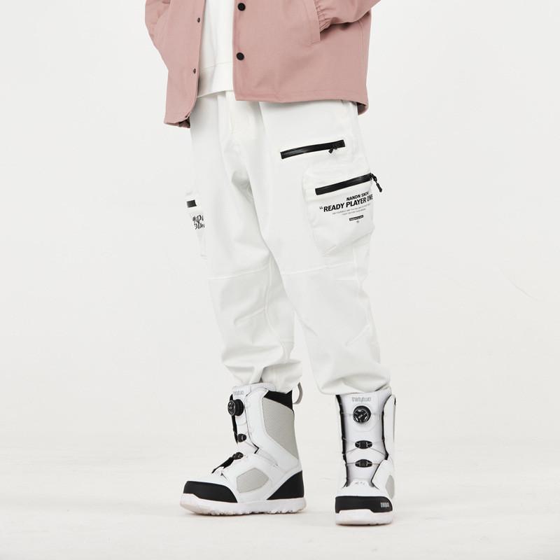 Vyrai Moteriškos slidinėjimo kelnės Vandeniui atsparios vėjui Šiltos Įrankiai Sniego kelnės Snieglentės kelnės Žiemos lauko slidinėjimo kelnės Slidinėjimo įranga