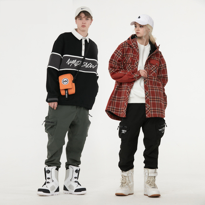 Vyrai Moteriškos slidinėjimo kelnės Vandeniui atsparios vėjui Šiltos Įrankiai Sniego kelnės Snieglentės kelnės Žiemos lauko slidinėjimo kelnės Slidinėjimo įranga