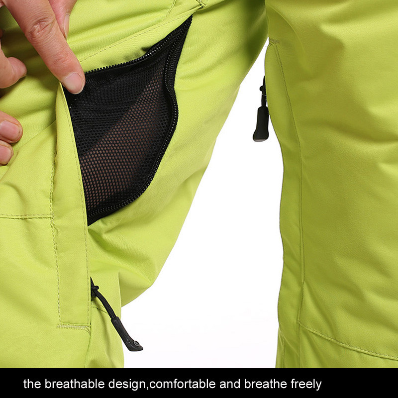 KP02W Aukštos kokybės Moteriškos snieglenčių slidinėjimo kelnės Moteriškos pradedančios dvi slidinėjimo kelnės vienatūrio slidinėjimo kelnės