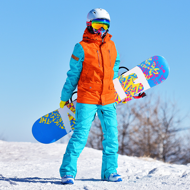 Costum de schi pentru bărbați Jachetă de snowboard rezistentă la vânt, impermeabilă, + pantaloni, costume de zăpadă, seturi de schi snowboarding, în aer liber, ropa de nieve