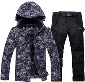 2022 m. Nauji slidinėjimo kostiumai Moteriški Kombinezonai Vyriški Lauko Sportas Kalnų Snieglenčių Striukės Terminės sniego kelnės Slidinėjimo rinkinys Neperšlampamas nuo vėjo