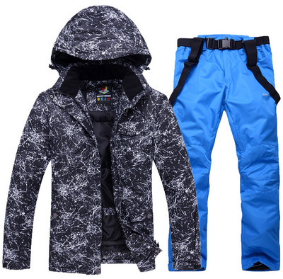 2022 m. Nauji slidinėjimo kostiumai Moteriški Kombinezonai Vyriški Lauko Sportas Kalnų Snieglenčių Striukės Terminės sniego kelnės Slidinėjimo rinkinys Neperšlampamas nuo vėjo