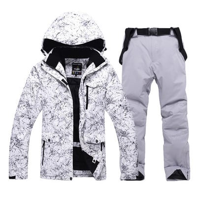 2022 m. Nauji slidinėjimo kostiumai Moteriški Kombinezonai Vyriški Lauko Sportas Kalnų Snieglenčių Striukės Terminės sniego kelnės Slidinėjimo rinkinys Neperšlampamas nuo vėjo