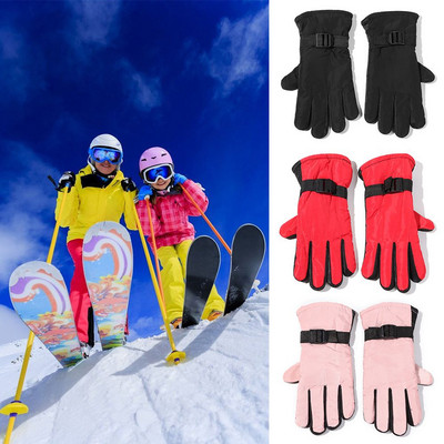 Horolezectvo Zimné musí protišmykové zahusťovať teplý sneh snowboard vetruodolné nepremokavé rukavice s dlhým rukávom lyžiarske rukavice