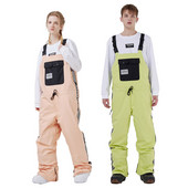 Moteriški slidinėjimo kombinezonai Vyriški slidinėjimo seilinukai Žieminės sniego kelnės Lauko sniego kelnės Kombinezonas, Moteriškas, atsparus vėjui ir vandeniui, kvėpuojantis mamelukas