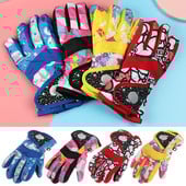 Winter Must Vėjui atsparus vandeniui Storas Šiltas Ilgomis rankovėmis pirštinės lauke Jodinėjimas Snieglente Vaikams Slidinėjimo pirštinės