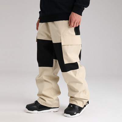 2022, sport de iarnă, pantaloni de schi pentru bărbați, pantaloni de snowboard, în aer liber, bărbați, femei, salopete de schi pentru femei, cu bretele, haine de drumeție