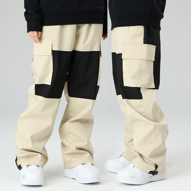 2022, sport de iarnă, pantaloni de schi pentru bărbați, pantaloni de snowboard, în aer liber, bărbați, femei, salopete de schi pentru femei, cu bretele, haine de drumeție